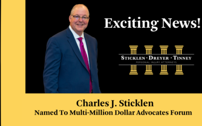 Attorney Charles J. Sticklen, Jr. Named To Multi-Million Dollar Advocates Forum