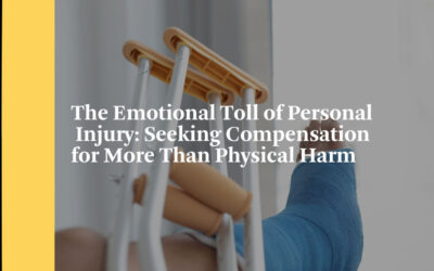 The Emotional Toll of Personal Injury: Seeking Compensation for More Than Physical Harm